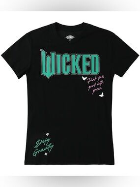 Universal Wicked Movie Black T-Shirt size XXL